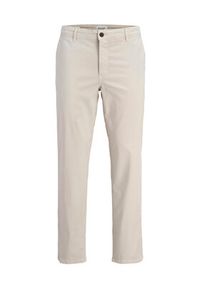 Jack & Jones Chinosy Lie Vance 12292970 Écru Regular Fit. Kolor: kremowy. Materiał: bawełna #3