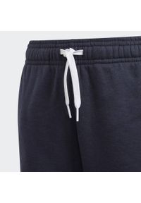 Adidas - Spodnie dla dzieci adidas Essentials 3 Stripes Pant granatowe GQ8898. Kolor: czarny, biały, wielokolorowy. Materiał: dresówka. Sport: joga i pilates