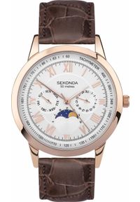 Zegarek Sekonda Zegarek męski Sekonda 30148 brązowy. Kolor: brązowy #1