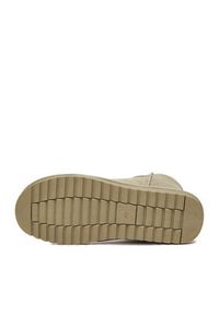 DeeZee Śniegowce DZ-79 Khaki. Kolor: brązowy. Materiał: zamsz, skóra #4