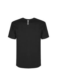 Les Hommes T-shirt | UIT206 700P | Front Printed Arrow T-Shirt | Mężczyzna | Czarny. Okazja: na co dzień. Kolor: czarny. Materiał: bawełna. Wzór: nadruk. Styl: casual #3