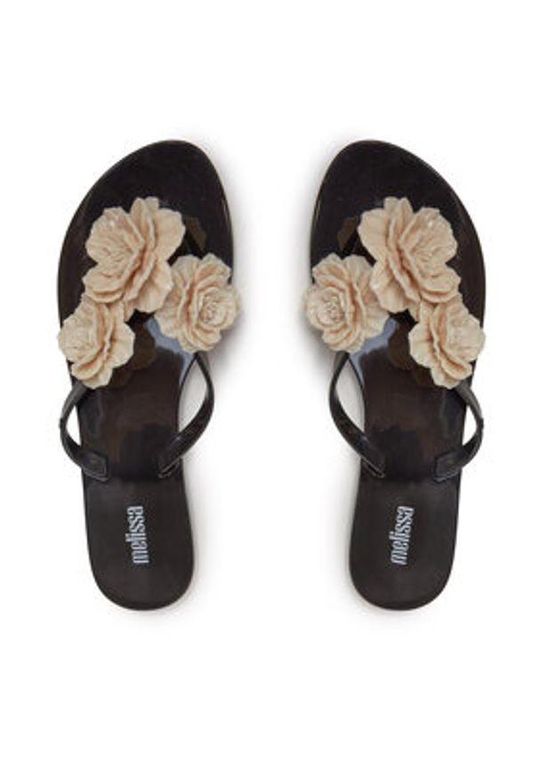 melissa - Melissa Japonki Melissa Harmonic Springtime Ad 35704 Czarny. Kolor: czarny