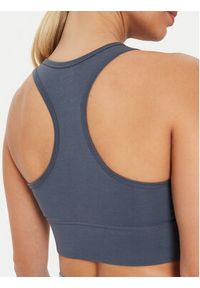 Reebok Top Big Logo Cotton Bralette 100076022 Szary Slim Fit. Kolor: szary. Materiał: bawełna #3