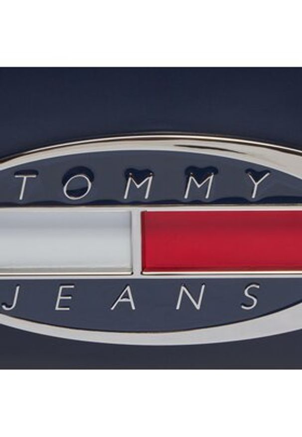 Tommy Jeans Torebka Tjw Origin Crossover AW0AW15811 Granatowy. Kolor: niebieski. Materiał: skórzane