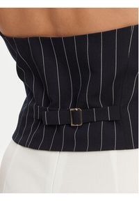 Fracomina Kamizelka garniturowa FR25SJ5002W761D4 Granatowy Slim Fit. Kolor: niebieski. Materiał: syntetyk #3