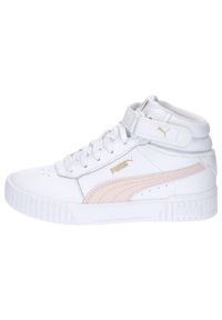 Buty do chodzenia damskie Puma Carina 2.0 Mid. Zapięcie: rzepy. Kolor: biały, wielokolorowy, różowy. Materiał: materiał, syntetyk, skóra. Szerokość cholewki: normalna. Sport: turystyka piesza #2