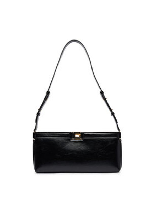 Elisabetta Franchi Torebka BS-17A-61E2-V280 Czarny. Kolor: czarny. Materiał: skórzane