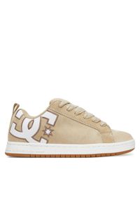 DC Shoes Sneakersy V5-10116 Beżowy. Kolor: beżowy. Materiał: zamsz, skóra