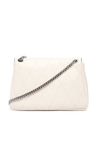 Tory Burch Torebka Charlie Quilted Shoulder Bag 185828 Beżowy. Kolor: beżowy. Materiał: skórzane #2
