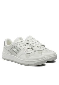 Tommy Jeans Sneakersy Tjw Retro Basket Tonal Logo EN0EN02571 Szary. Kolor: szary. Materiał: skóra #5