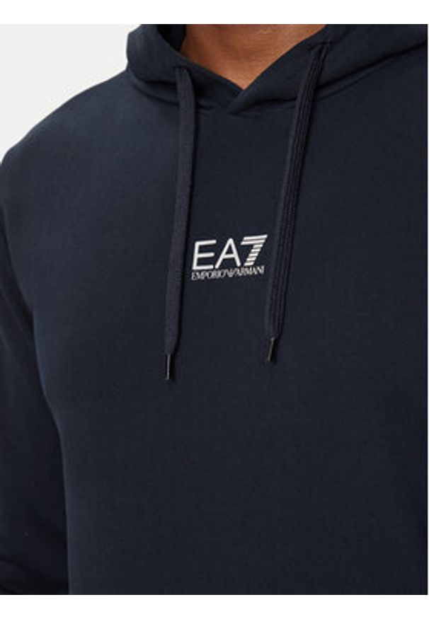 EA7 Emporio Armani Bluza 8NPM32 PJVRZ 0562 Granatowy Regular Fit. Kolor: niebieski. Materiał: bawełna