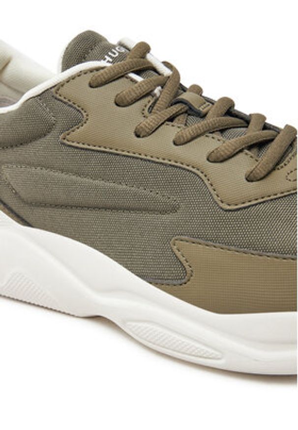 Hugo - HUGO Sneakersy Leon 50536960 10254074 01 Khaki. Kolor: brązowy. Materiał: materiał