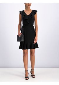 Sukienka koktajlowa DKNY. Kolor: czarny. Styl: wizytowy