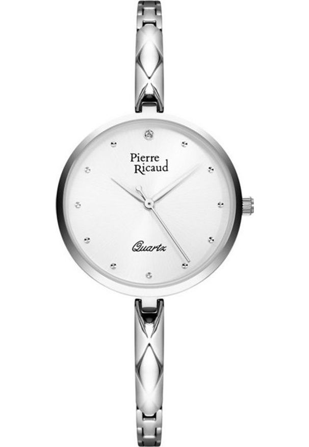 Zegarek Pierre Ricaud Zegarek damski Pierre Ricaud P23004.5143Q CYRKONIE srebrny. Kolor: srebrny