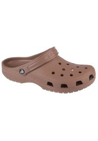 Klapki Crocs Classic Clog 10001-2Q9 brązowe. Kolor: brązowy. Materiał: materiał, tworzywo sztuczne, guma #2