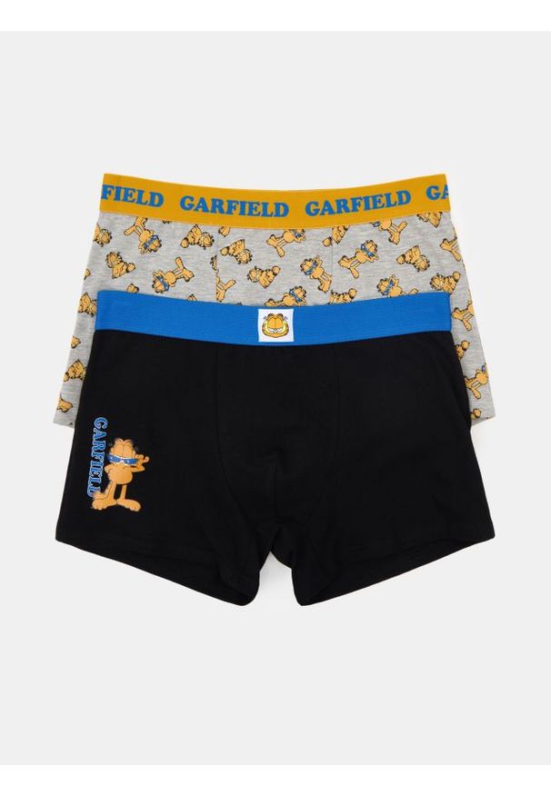 Sinsay - Bawełniane bokserki classic 2 pack Garfield - wielobarwny. Materiał: bawełna