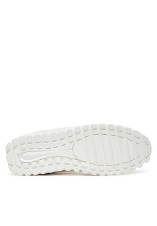Calvin Klein Jeans Sneakersy Low Profile Runner YW0YW01751 Écru. Materiał: skóra