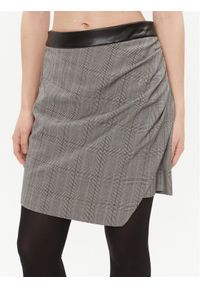 DKNY Spódnica mini P3GNTU82 Szary Regular Fit. Kolor: szary. Materiał: syntetyk