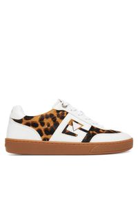 Guess Sneakersy FLTNC2 PEL12 Biały. Kolor: biały. Materiał: skóra