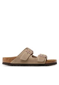 Birkenstock Klapki Arizona Bs 0352203 Brązowy. Kolor: brązowy. Materiał: nubuk, skóra #1