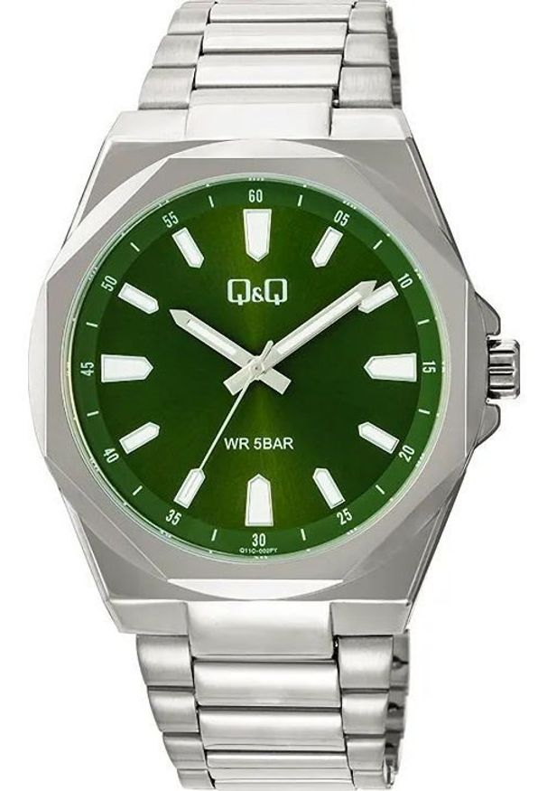 Zegarek Q&Q Q11C-002P męski wodoszczelny 8-kątna koperta .