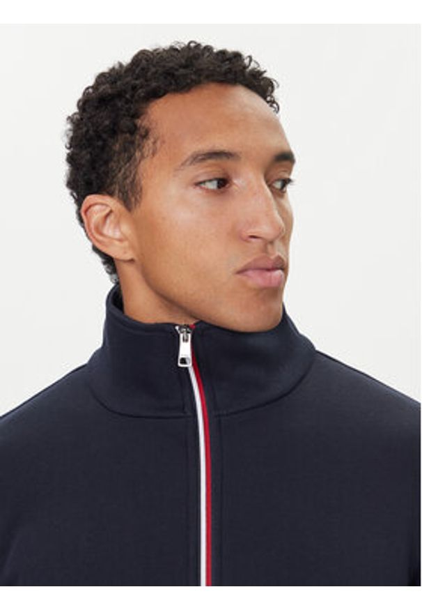 TOMMY HILFIGER - Tommy Hilfiger Bluza Global Stripe MW0MW40481 Granatowy Regular Fit. Kolor: niebieski. Materiał: bawełna