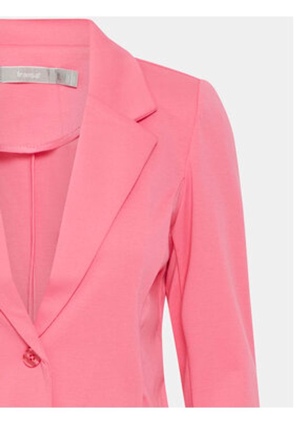 Fransa Marynarka 20605896 Różowy Regular Fit. Kolor: różowy. Materiał: syntetyk