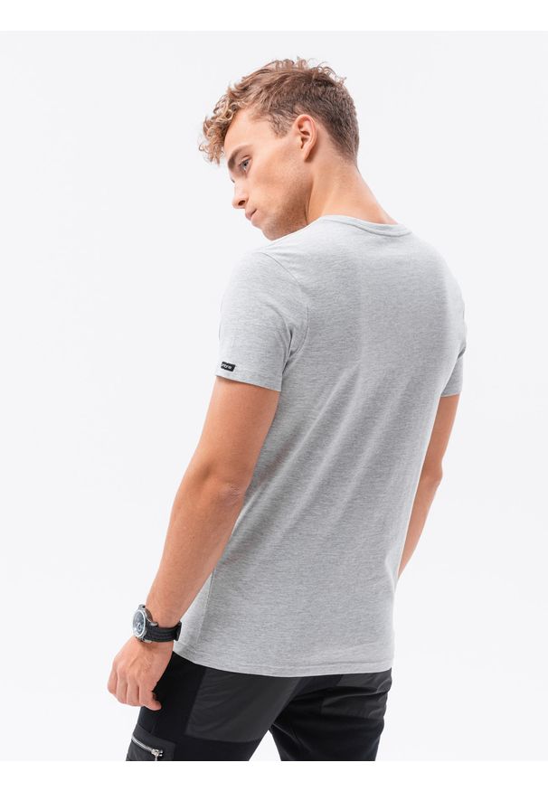 Szary t-shirt Ombre Clothing