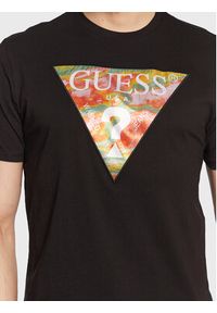 Guess T-Shirt Abstract Logo M3GI57 K9RM1 Czarny Slim Fit. Kolor: czarny. Materiał: bawełna #3