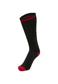 Skarpety sportowe dla dorosłych Hummel Elite Indoor Sock High. Kolor: czerwony, czarny, wielokolorowy