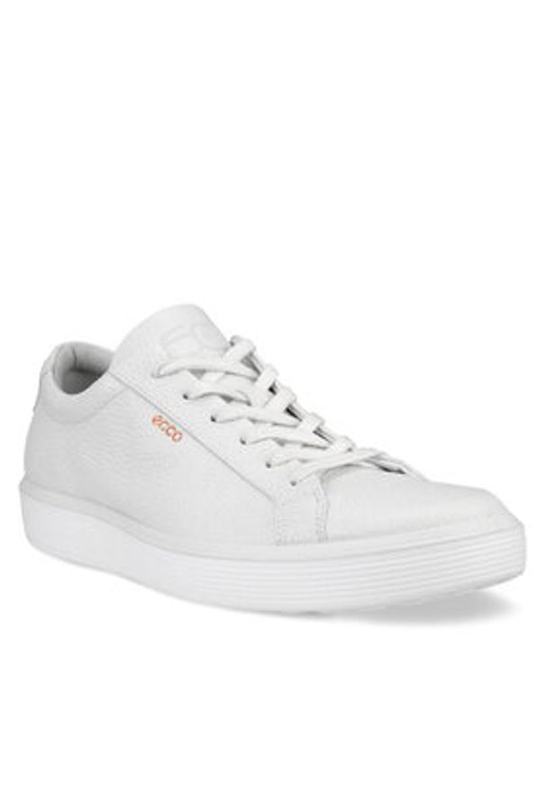 ecco - ECCO Sneakersy Soft 60 M 58240401007 Biały. Kolor: biały. Materiał: skóra