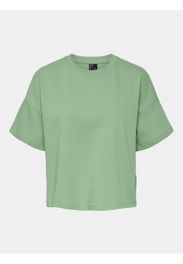 Pieces T-Shirt Chilli Summer 17118870 Zielony Loose Fit. Kolor: zielony. Materiał: bawełna