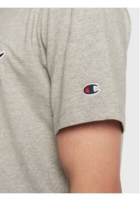 Champion T-Shirt Script Logo Embroidery 218007 Szary Regular Fit. Kolor: szary. Materiał: bawełna #2