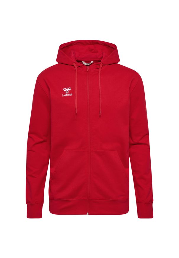 Hummel - Bluza hmlGO 2.0 ZIP HOODIE. Kolor: czerwony, wielokolorowy, różowy