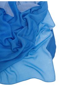 Ochnik - Niebieski szalik damski ombre. Okazja: na co dzień. Kolor: niebieski. Styl: casual #3