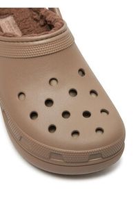 Crocs Klapki Classic Platform Lined Clog W 207938 Brązowy. Kolor: brązowy. Obcas: na platformie #5