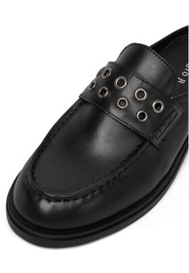 Sergio Bardi Klapki WI16-F1100-01SB Czarny. Kolor: czarny. Materiał: skóra