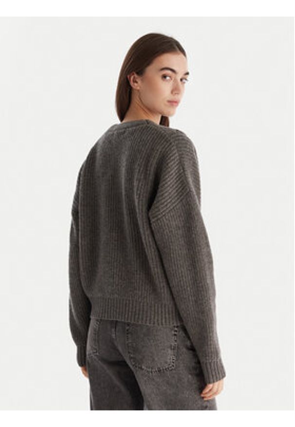 G-Star RAW - G-Star Raw Kardigan Cable D27729-D770 Szary Relaxed Fit. Kolor: szary. Materiał: wełna