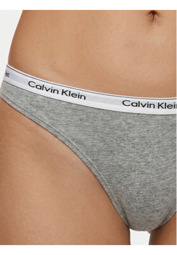 Calvin Klein Underwear Komplet stringów LV00QD5209 Kolorowy. Materiał: bawełna. Wzór: kolorowy