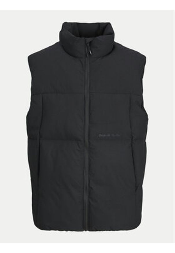 Jack & Jones - Jack&Jones Kamizelka Vesterbro 12260442 Czarny Regular Fit. Kolor: czarny. Materiał: syntetyk