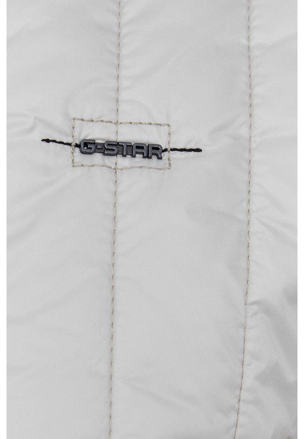 G-Star RAW - G-Star Raw Kurtka damska kolor szary przejściowa. Okazja: na co dzień. Kolor: szary. Materiał: materiał. Wzór: gładki. Styl: casual