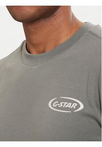 G-Star RAW - G-Star Raw T-Shirt 90s Logo D28921-D976 Zielony ciemny Regular Fit. Kolor: zielony. Materiał: bawełna #5