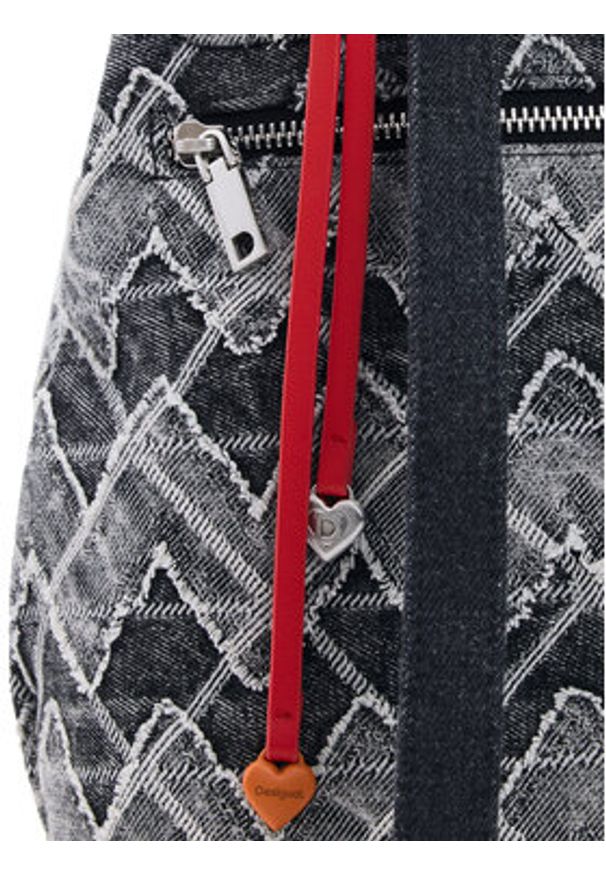 Desigual Plecak 26SAKD06 Niebieski. Kolor: niebieski. Materiał: materiał