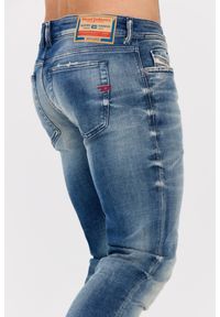 Diesel - DIESEL Niebieskie jeansy męskie 1979 SLEENKER, Rozmiar 36/32. Okazja: na co dzień. Kolor: niebieski. Styl: casual #5