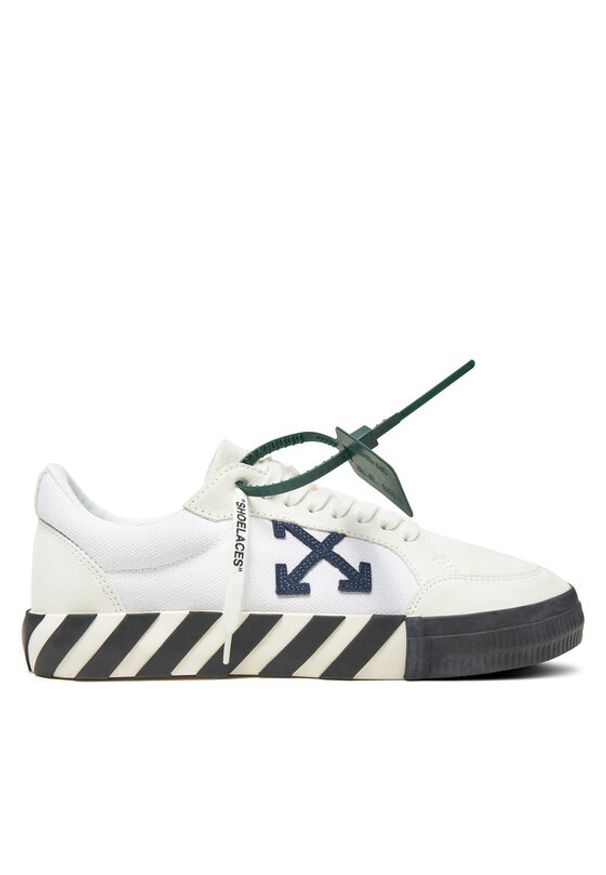 OFF-WHITE - Off-White Sneakersy OMIA085S22LEA0010146 Biały. Kolor: biały. Materiał: skóra, zamsz