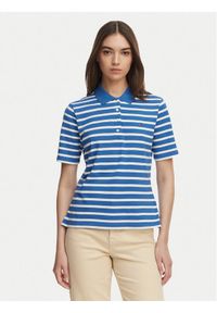 TOMMY HILFIGER - Tommy Hilfiger Polo 1985 WW0WW43224 Niebieski Regular Fit. Typ kołnierza: polo. Kolor: niebieski. Materiał: bawełna #1