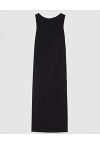 Patrizia Pepe - PATRIZIA PEPE - Czarna sukienka z łańcuchem na plecach. Kolor: czarny. Materiał: materiał. Typ sukienki: dopasowane #5