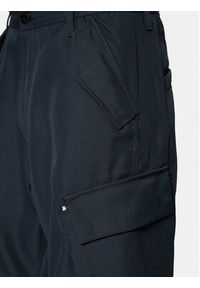 G-Star RAW - G-Star Raw Spodnie materiałowe R-3N D25224 862 Granatowy Straight Fit. Kolor: niebieski. Materiał: syntetyk