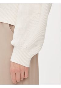 Tommy Jeans Kardigan Essential DW0DW17253 Biały Relaxed Fit. Kolor: biały. Materiał: bawełna