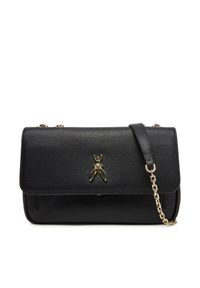 Patrizia Pepe Saszetka 317202 Czarny. Kolor: czarny. Materiał: skórzane